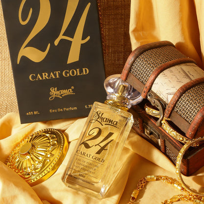 Shama 24 Carat Gold: Luxurious Fragrance with Gold Flakes for a Radiant Aura